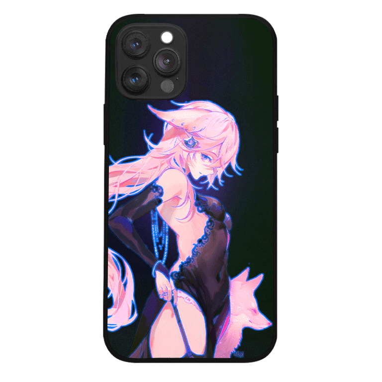 Genshin Impact Yae Miko Led Phone Case For Iphone Samsung Genshin Star