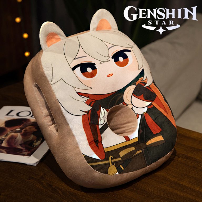 Buy Genshin Impact Plush Anime Throw Pillow Mondstadt Klee Kaeya Razor Fischl Paimon Plushies Toy Liyue Keqing Tartaglia Ganyu Zhongli Throw Pillows Sofa Cushion Home Decor Tartaglia 14 Inch