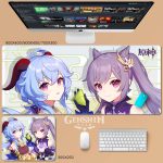 Genshin Impact Mouse Pad-Ganyu & Keiqng