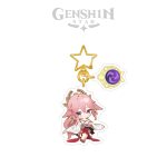 Genshin Impact Inazuma's Character Keychain - Yae Miko