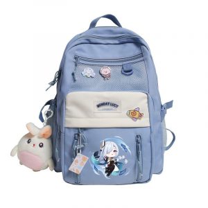 Genshin Impact Backpack Shenhe - Anime Kawaii Shoulder Bag