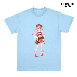 Yan Fei Genshin Impact Light Blue T-Shirt
