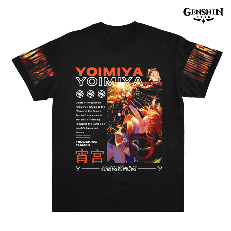Yoimiya Fireworks Genshin Impact T-Shirt