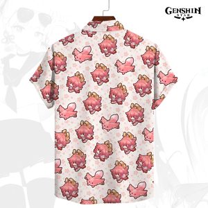 Genshin Impact Button-Up Shirt Miko-2