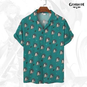 Genshin Impact Button-Up Shirt Xiao