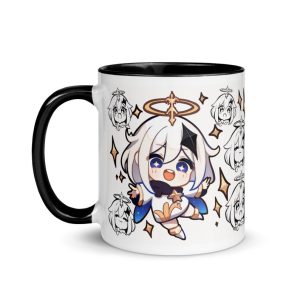 Kawaii Genshin Impact Paimon Mugs Water Cup Coffe Mug