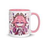Kawaii Genshin Impact Yae Miko Mugs Water Cup Coffe Mug