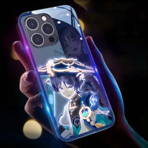 Genshin Impact LED Glowing Phone Case - Wanderer