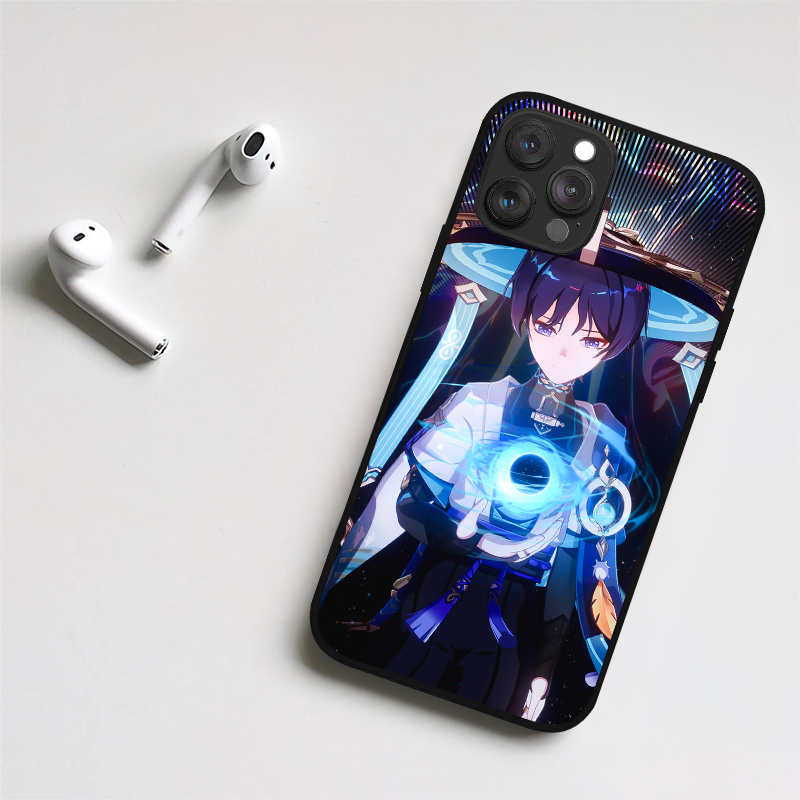 Genshin Impact LED Glowing Phone Case-Wanderer