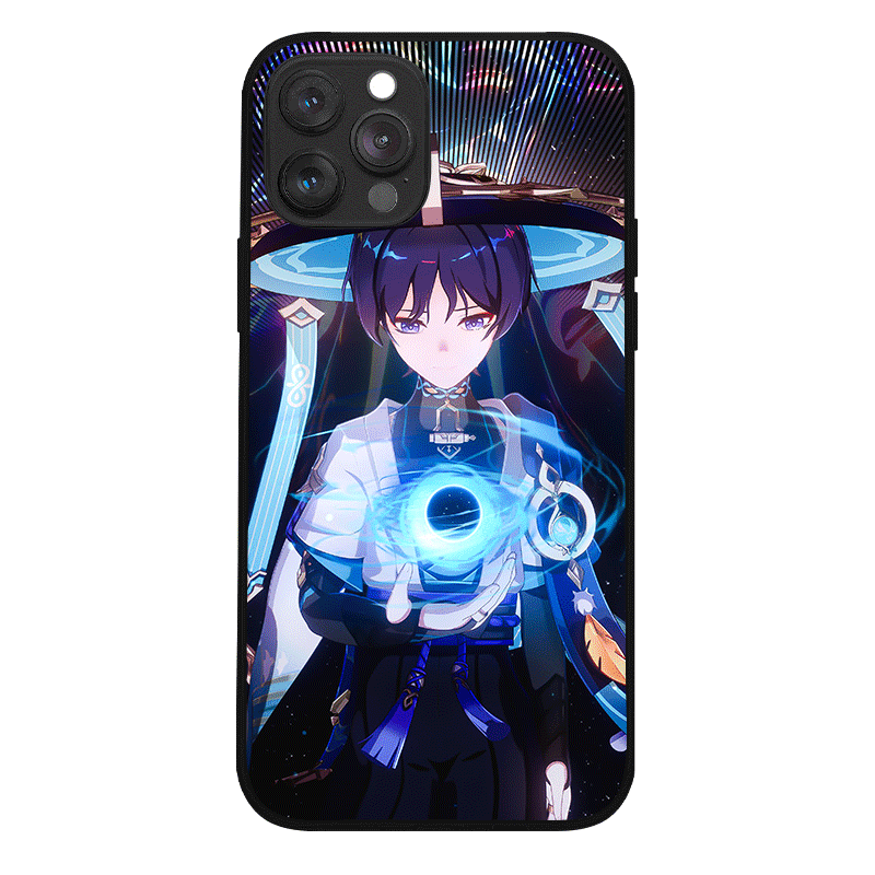Genshin Impact LED Glowing Phone Case-Wanderer